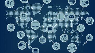 Ilustração sobre instabilidade na internet