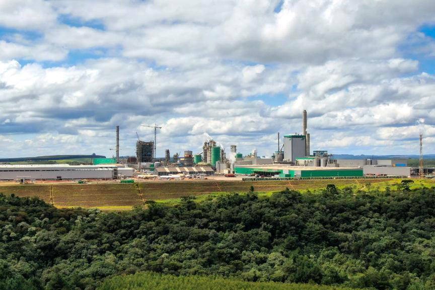 Fábrica da Klabin em Ortigueira, no Paraná