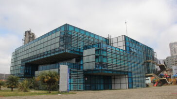 Foto da biblioteca pública municipal de Ponta Grossa