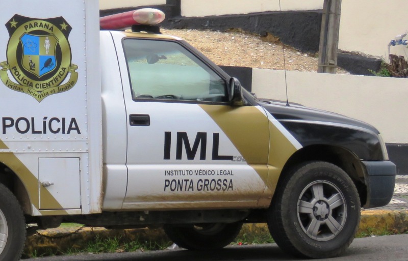 Viatura do IML de Ponta Grossa