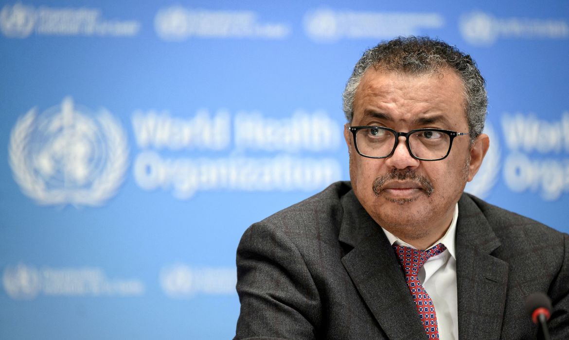 Diretor-geral, Tedros Adhanom, falou em entrevista coletiva virtual