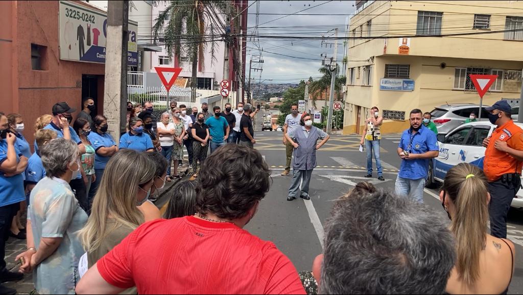 simulação de incendio guaira