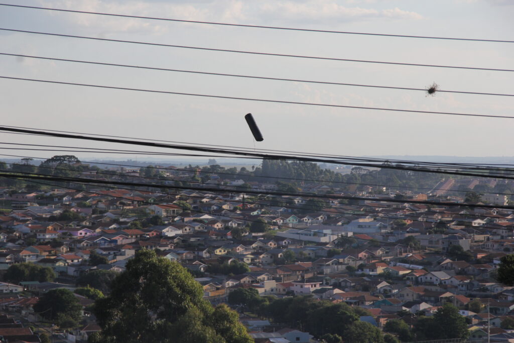 Foto de objeto voador no céu de Ponta Grossa