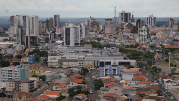 Vista panorâmica da cidade de Ponta Grossa