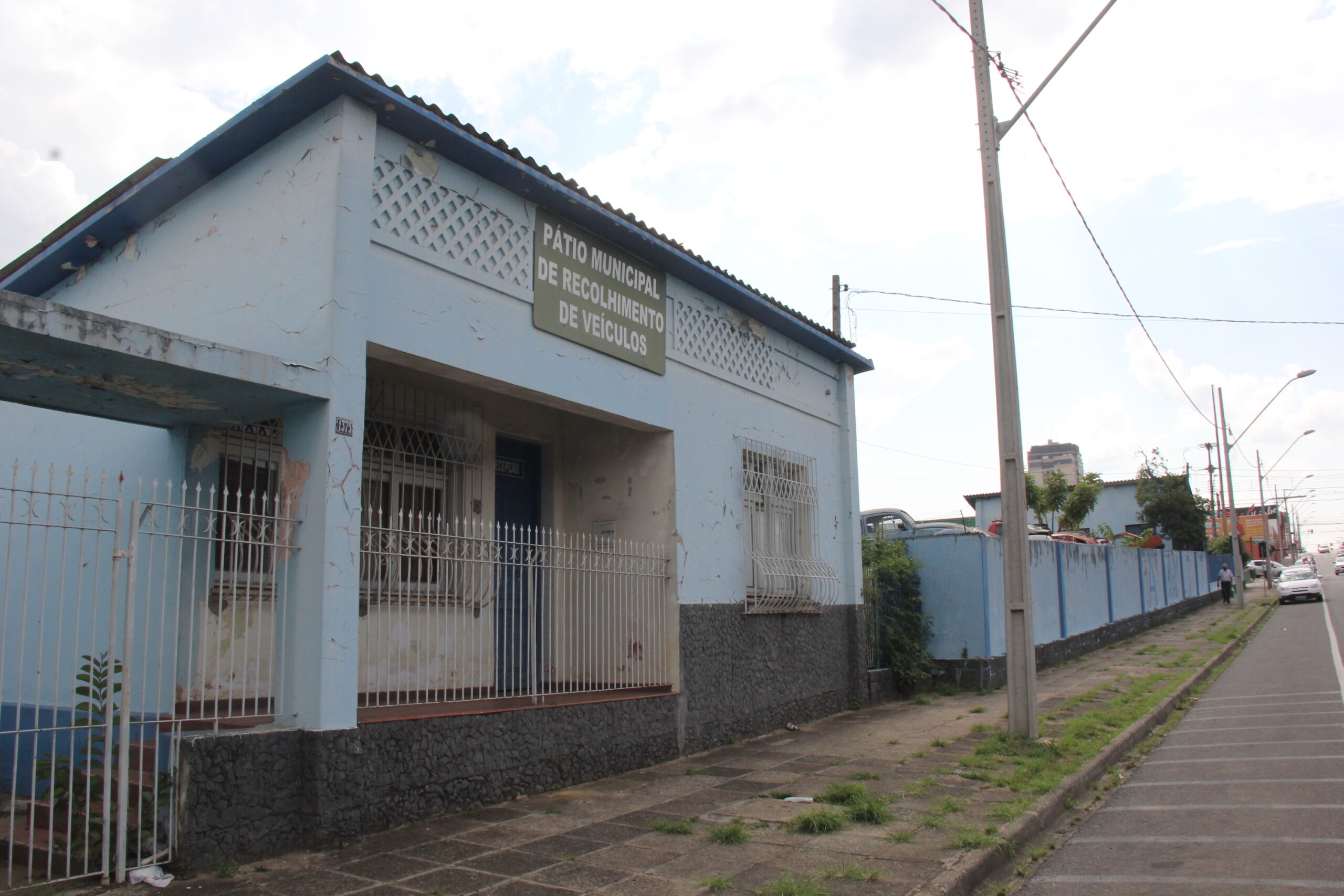 Foto de imóvel doado pela União à Prefeitura de Ponta Grossa para instalação de CMEI