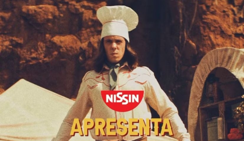 Foto do comercial da Nissin gravado em Ponta Grossa