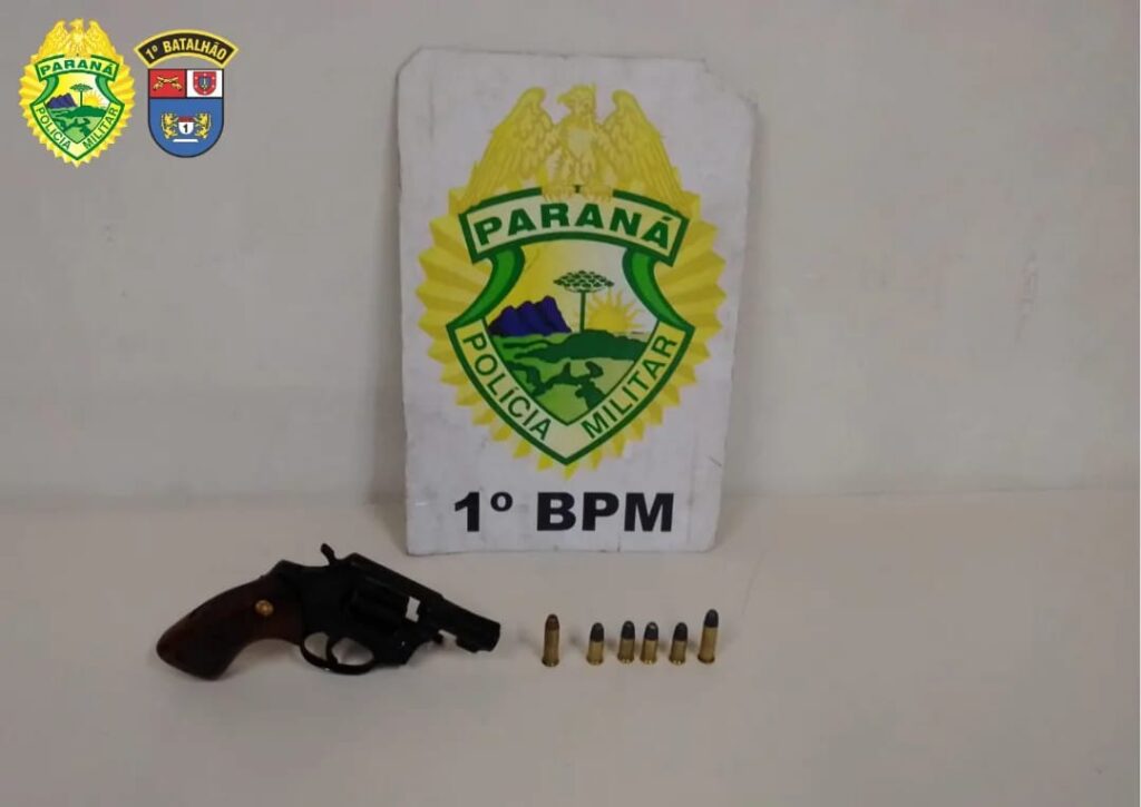 Polícia apreende arma e munições após acidente em Uvaranas