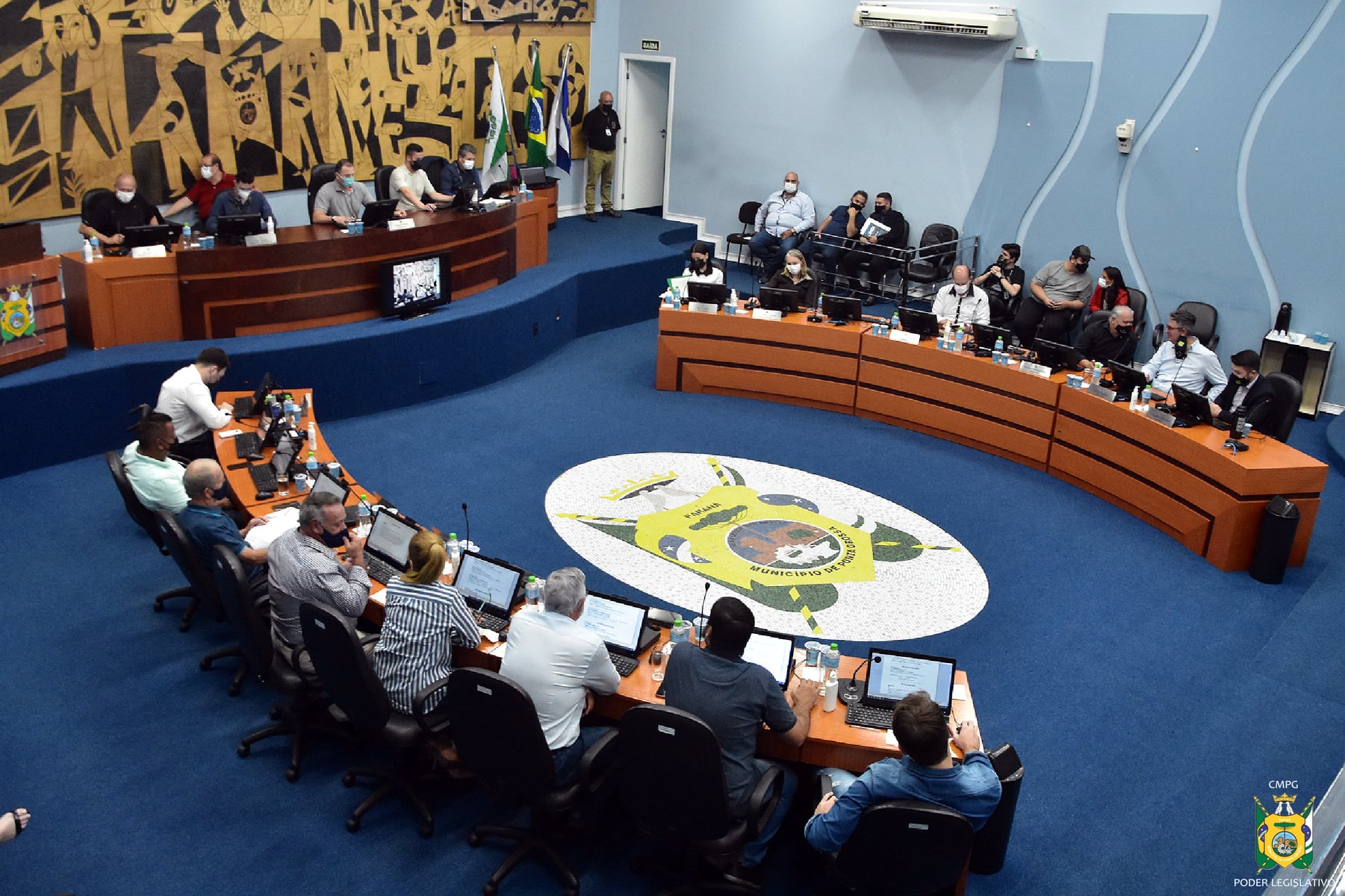 Sessão plenária da Câmara de Vereadores de Ponta Grossa