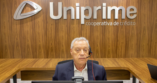 Foto de Alvaro Jabur, presidente da Uniprime