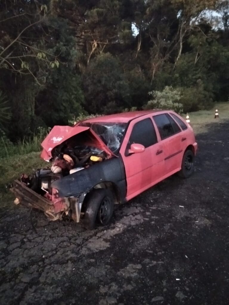 Motorista bate contra defensa metálica BR-376