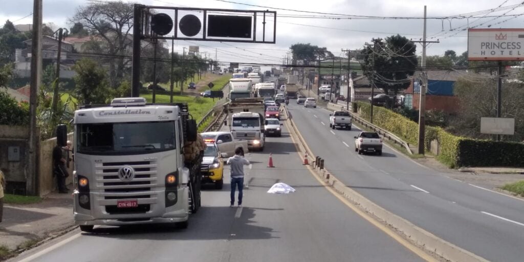 Idosa morre atropelada