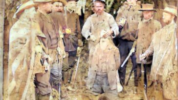 Imagem de degola no final do Século XIX em Ponta Grossa. Segundo o pesquisador Josué Corrêa Fernandes, apenas uma encenação