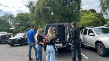 Suspeito preso em Carambeí