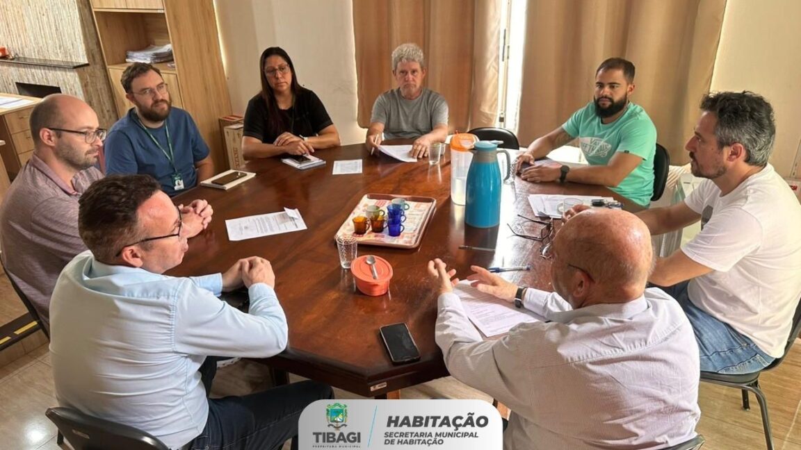 Reunião entre prefeitura de Tibagi e Cohapar de Ponta Grossa