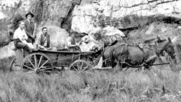 Registro de Santos Dumont no Parque Vila Velha, em Ponta Grossa (PR), em 1916