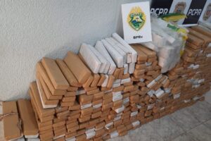PRE apreende quase meia tonelada de maconha na região