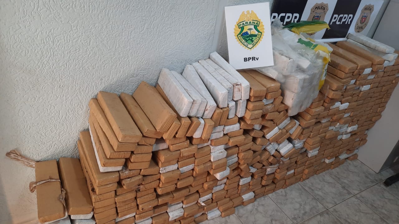 PRE apreende quase meia tonelada de maconha na região