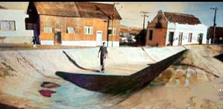 Foto da antiga pista de skate de Ponta Grossa