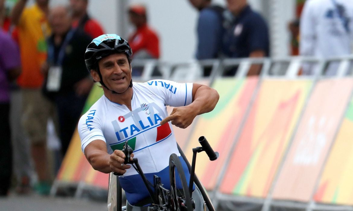 Alex Zanardi nas Paralimpíadas de 2016 no Rio de Janeiro
