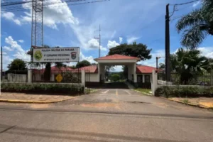 Fachada do 26º BPM em Telêmaco Borba