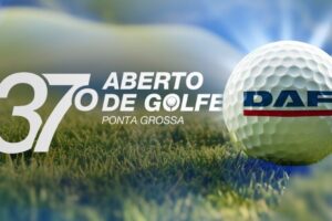 Arte de divulgação do 37º Aberto de Golfe de Ponta Grossa