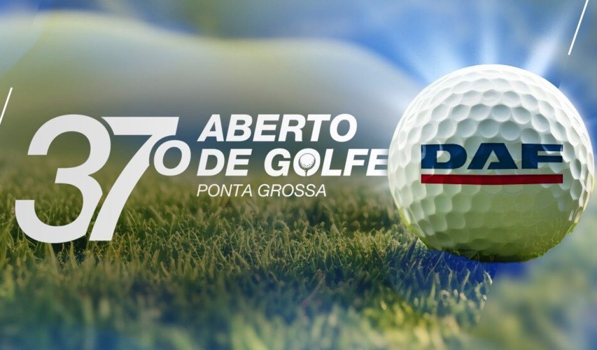 Arte de divulgação do 37º Aberto de Golfe de Ponta Grossa