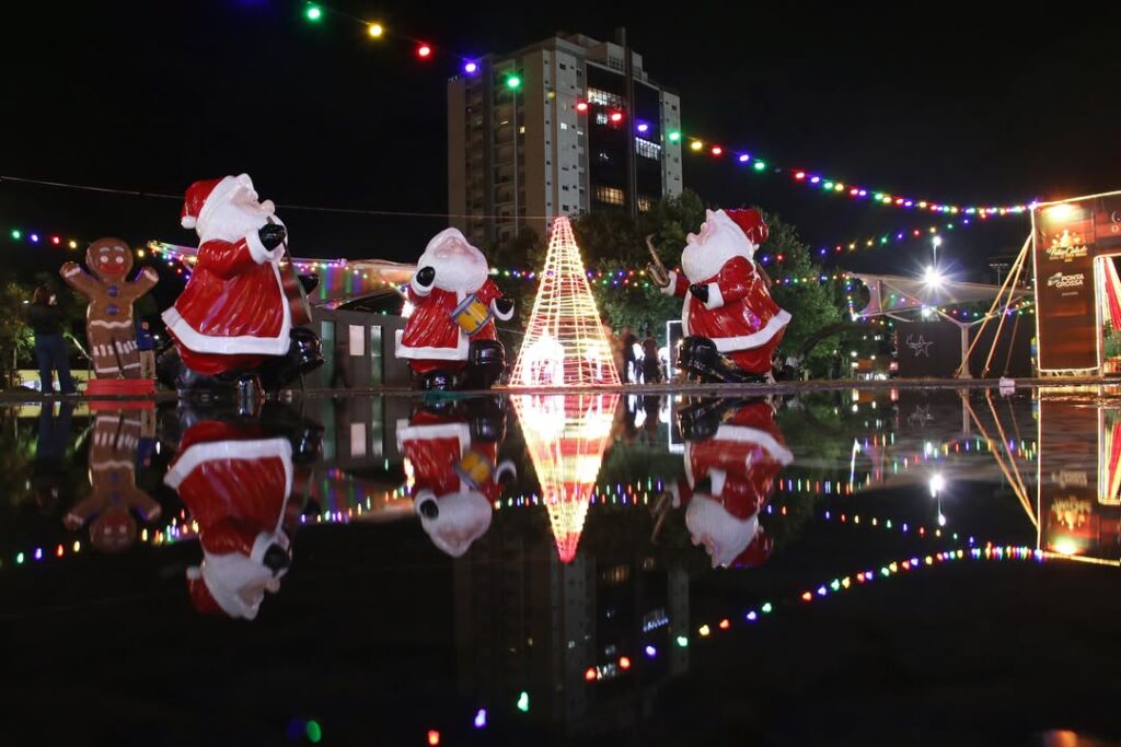 Decoração Natal Chuva Ponta Grossa