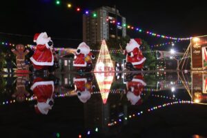 Decoração Natal Chuva Ponta Grossa