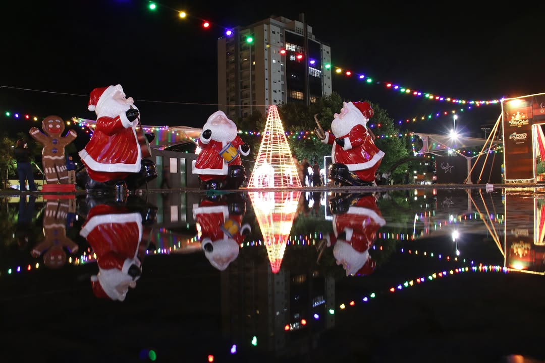 Decoração Natal Chuva Ponta Grossa