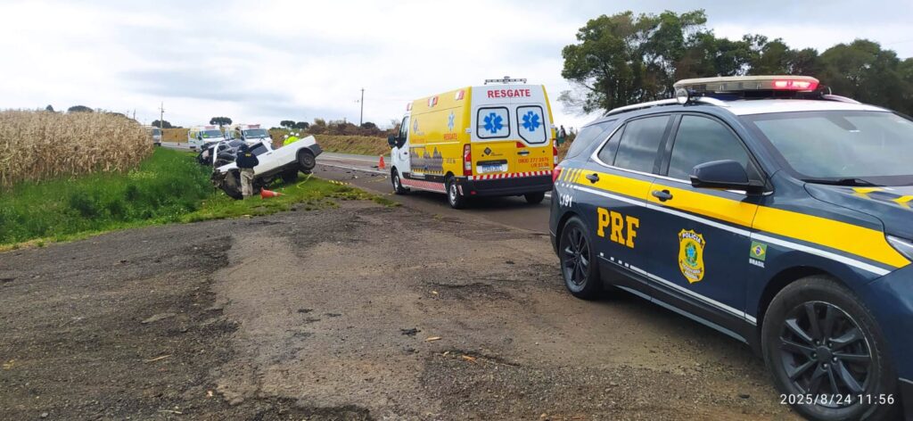 Motorista da Strada morreu no acidente, em Ipiranga