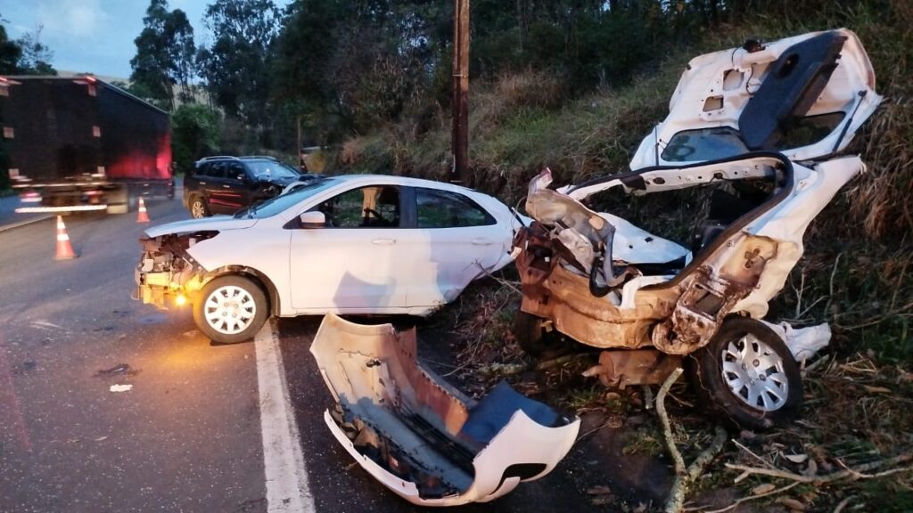 Acidente na BR-376 em Ortigueira