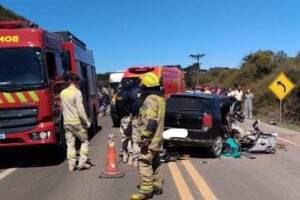 Acidente na BR-153 matou pai e filho bebê