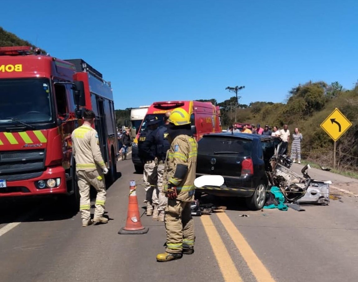 Acidente na BR-153 matou pai e filho bebê