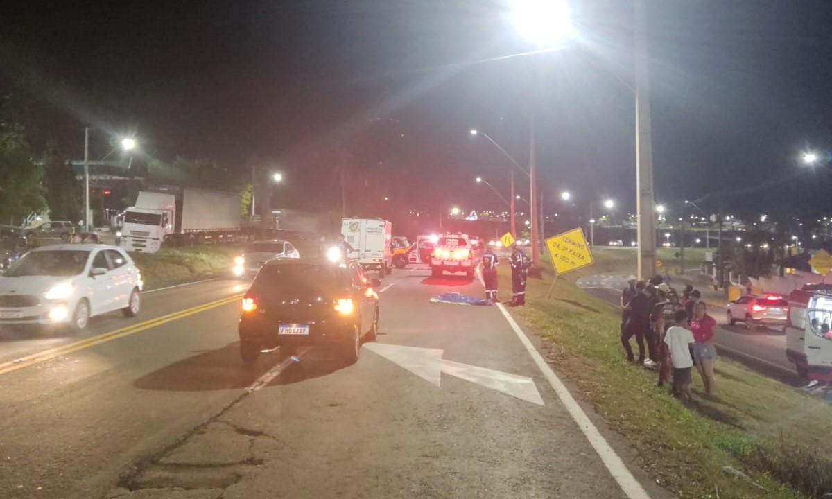 Pedestre atropelado na PR-160
