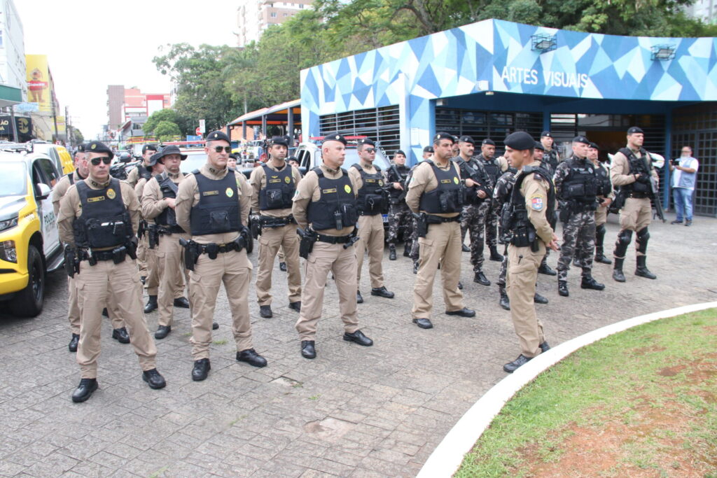 Policiamento está sendo reforçando no Centro e nos bairros