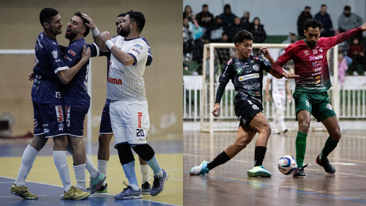 Jogadores da ACGF e do Contorno em partidas pela Série Bronze.