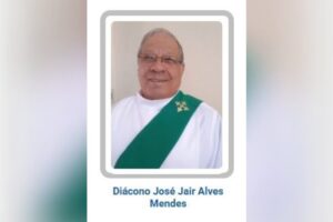 Diácono falecido em PG