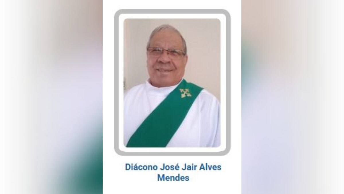 Diácono falecido em PG