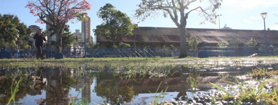 Previsão do tempo ensolarado.