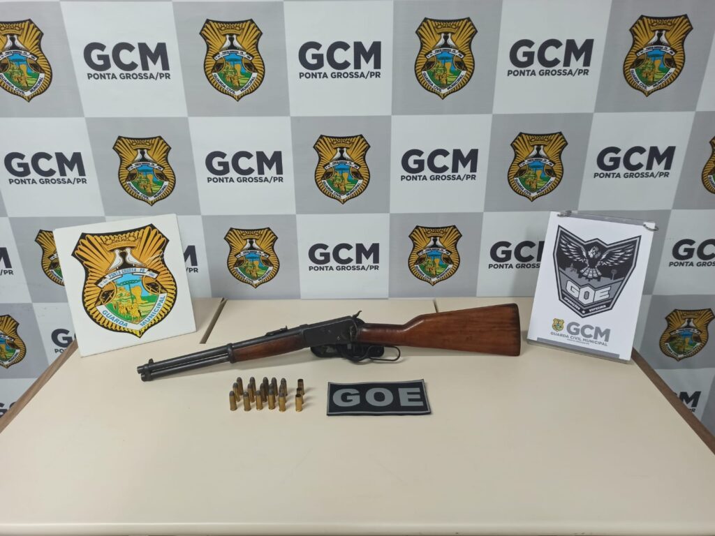 Guarda Municipal apreende arma de fogo