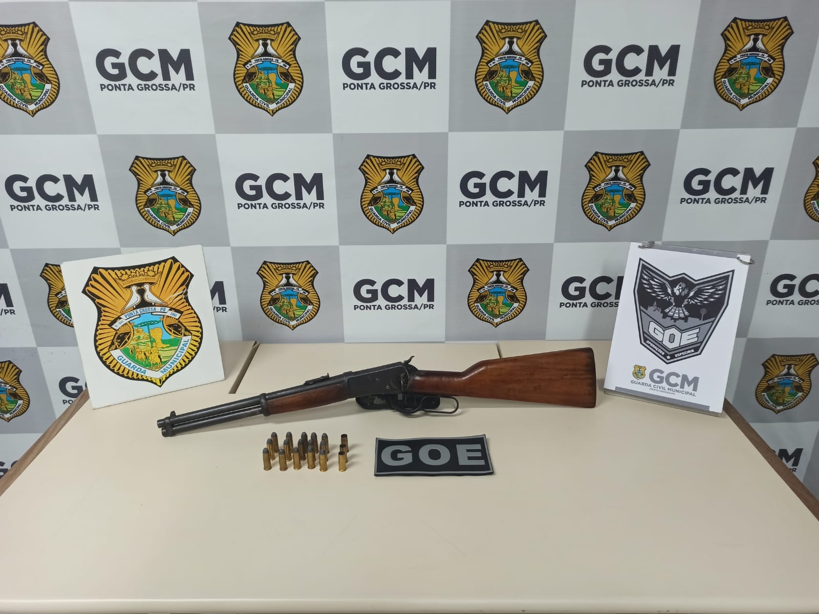 Guarda Municipal apreende arma de fogo