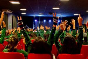 Palestra alunos em Jaguariaíva