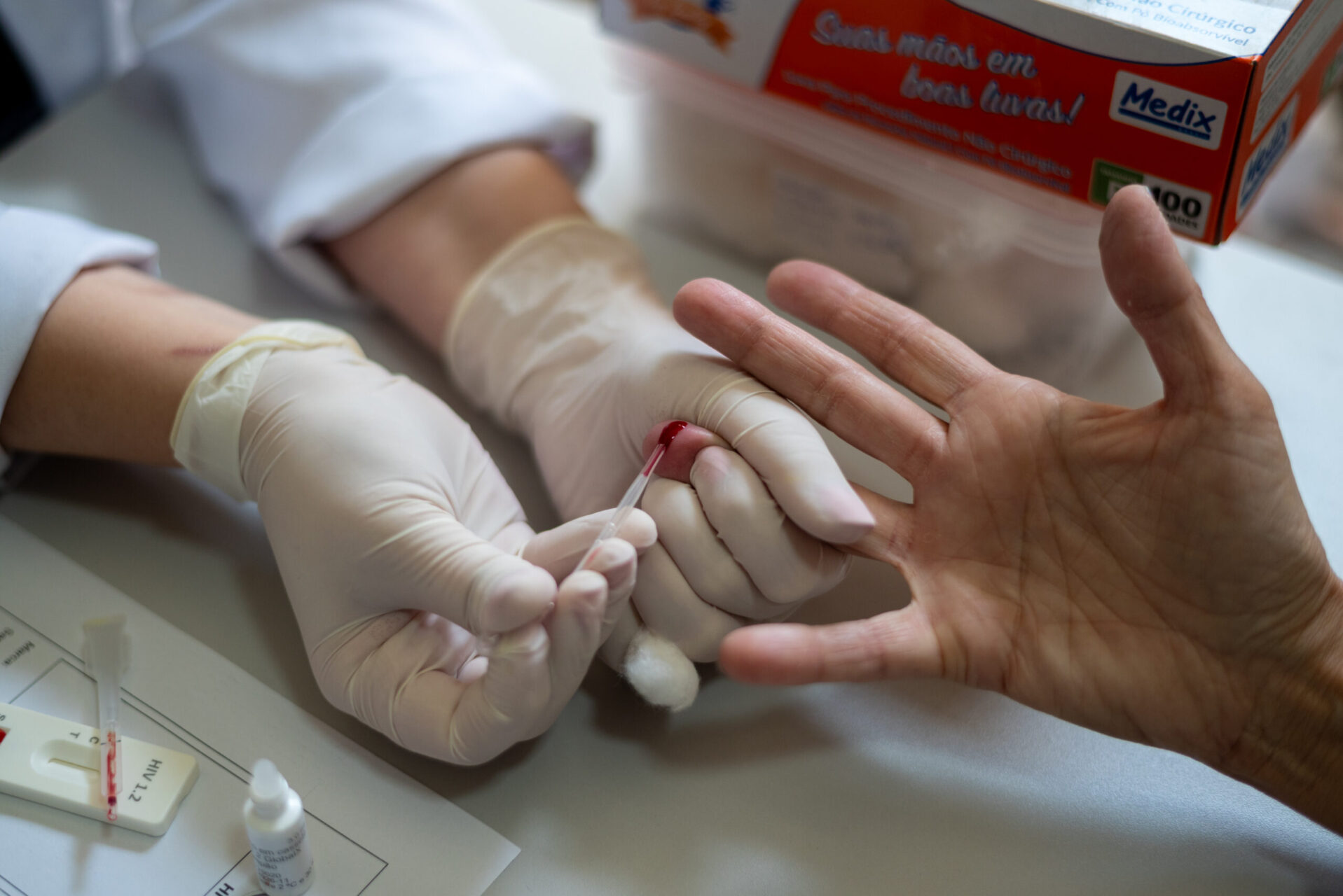 Testagem HIV aids