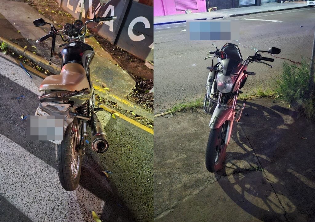 Motos colidiram em Telêmaco Borba