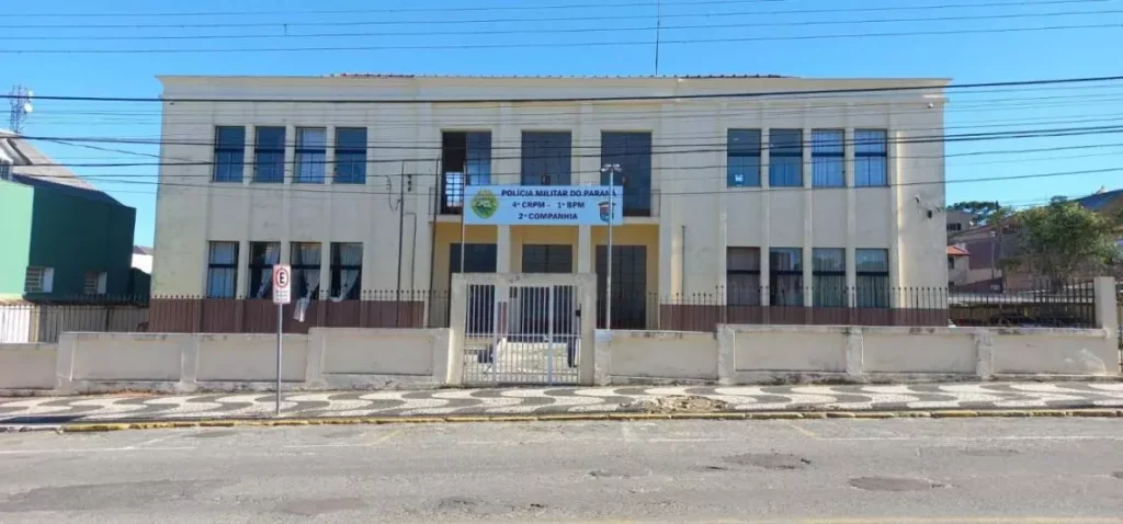 Fachada da 2ª Companhia da PM em Palmeira