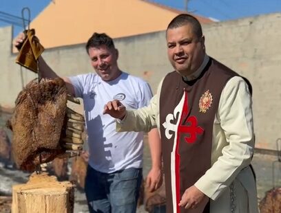 Padre Mateus e Jeferson, do Açougue Nelore