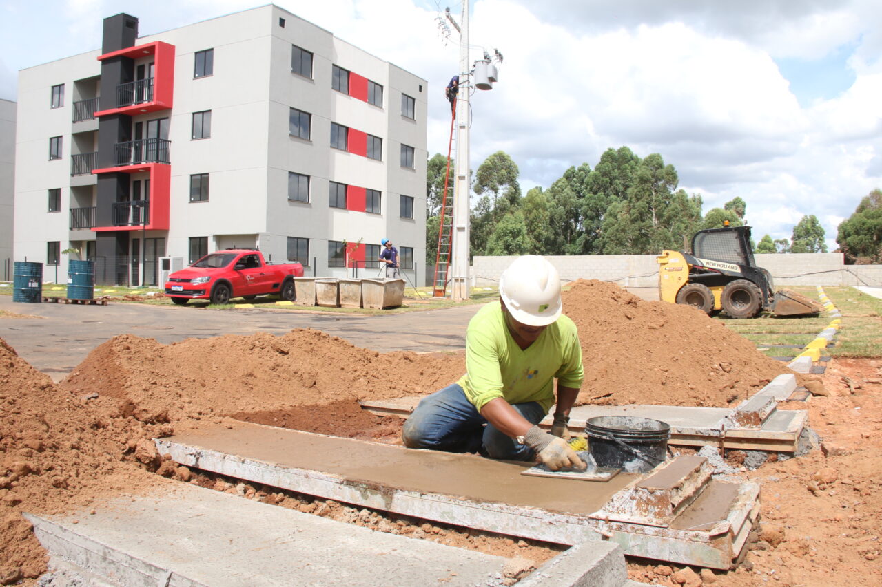 Trabalhadora da construção civil