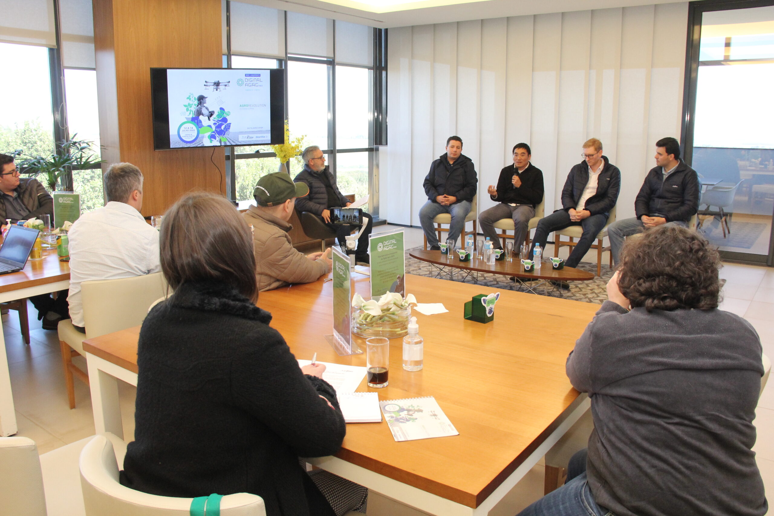 Foto do lançamento da Digital Agro