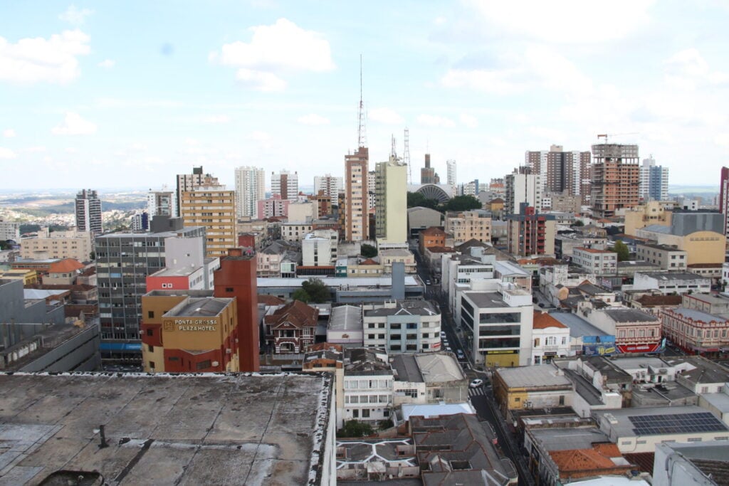 Centro de PG em destaque aéreo