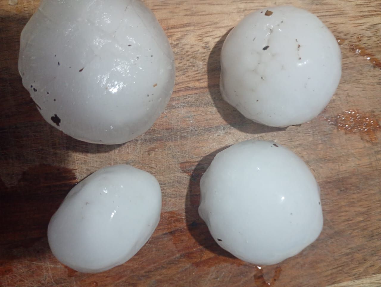 Granizo em São João do Triunfo